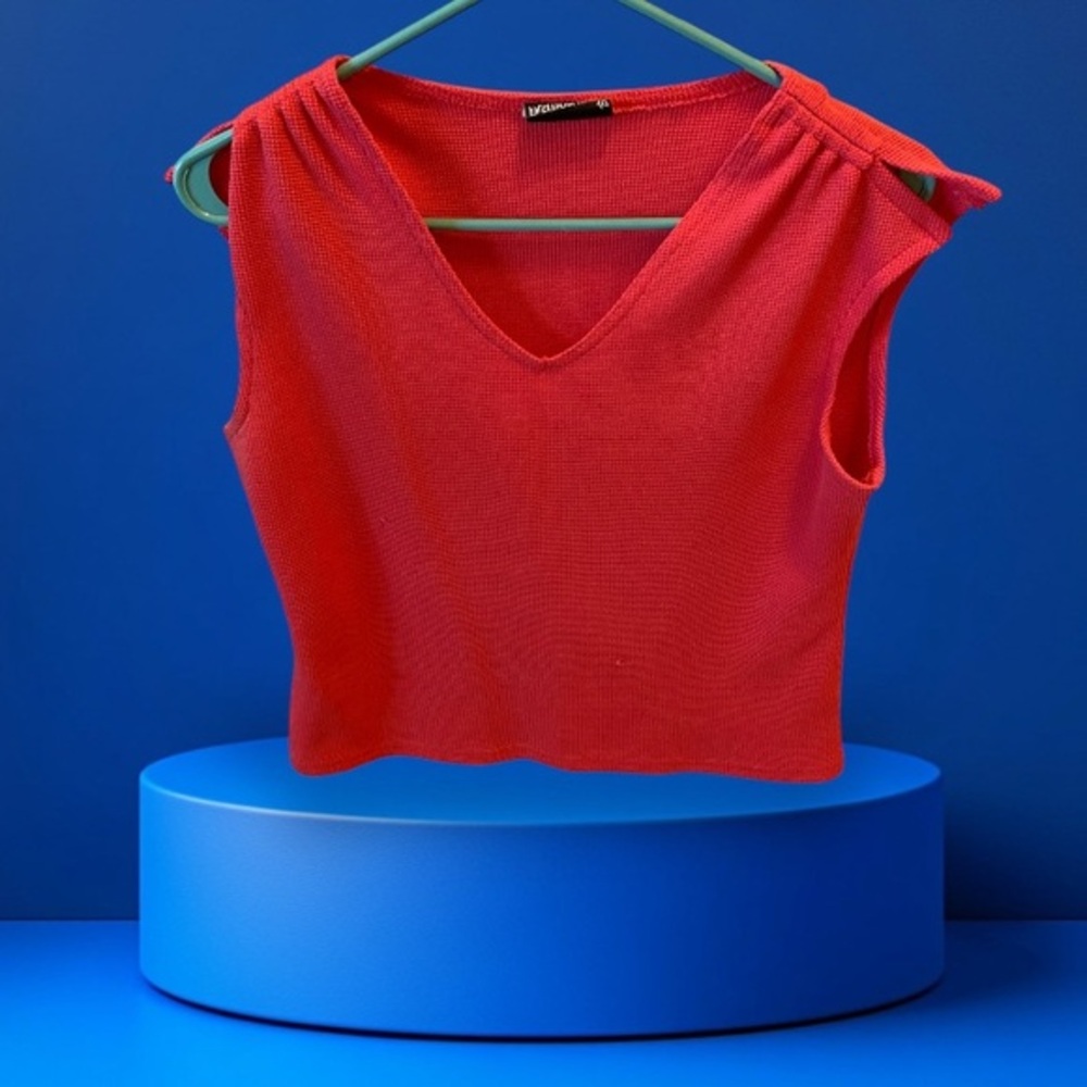 Fashion Bug Lg stretchable short sleeve coral top